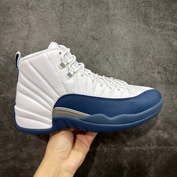 Jordan Brand, AJ12 sneakers, white and blue, size 12 - Picture 1 of 6